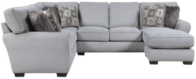 Homelegance® Kieran 3-Piece Gray U-Shape Sectional and Chaise-3
