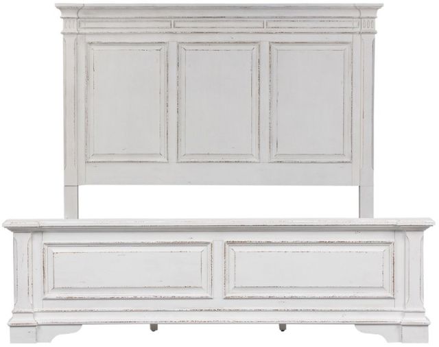 Liberty Furniture Abbey Park Antique White King Panel Bed-2