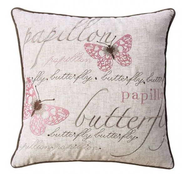 Furniture of America® Elsa Beige Throw Pillow-0