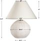 Uttermost® Meryl Aged White Table Lamp-3