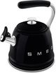 Smeg 50's Style 2.3 L Black Whistling Electric Kettle-4