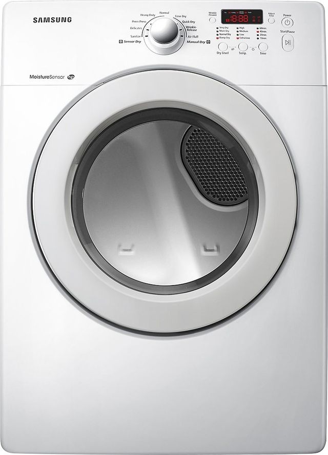 Samsung 7.3 Cu. Ft. White Front Load Electric Dryer-0