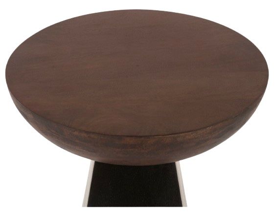 Home Trends & Design Jaipur Black/Royal Brown Accent Table-2