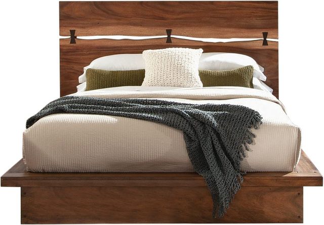 Coaster® Winslow Smokey Walnut/Coffee Bean Queen Bed