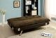 Furniture of America® Gallagher Dark Brown Futon Sofa-1
