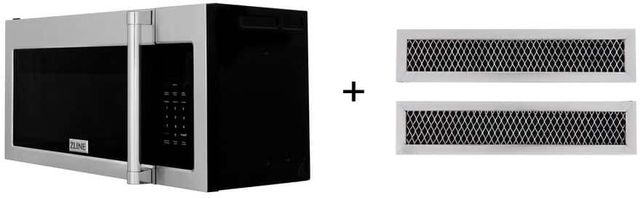 ZLINE 1.5 Cu. Ft. Satin Stainless Steel Over the Range Microwave-3