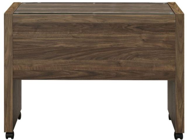 Coaster® Luetta Aged Walnut Mobile Return with Casters-3