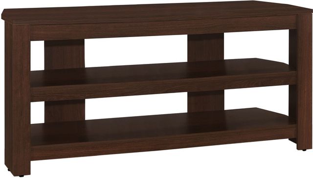 Monarch Specialties Inc. Cherry Corner TV Stand-2