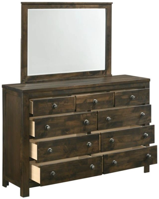 New Classic® Home Furnishings Blue Ridge Brown Dresser and Mirror Set-2