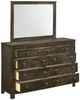 New Classic® Home Furnishings Blue Ridge Brown Dresser and Mirror Set-2