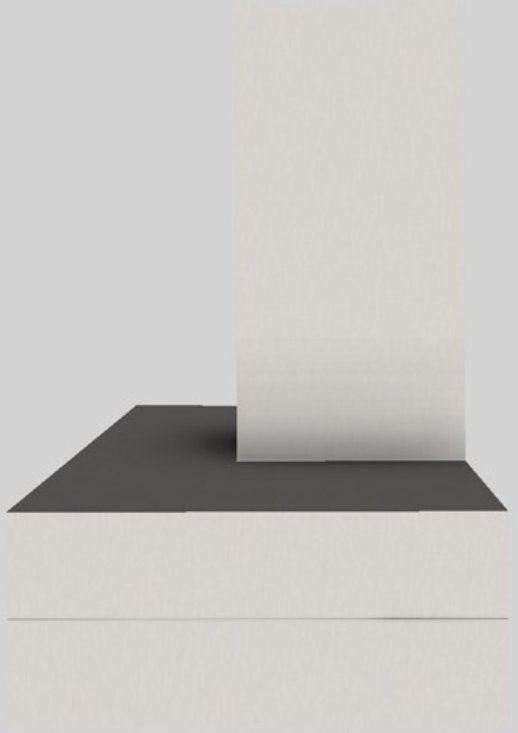 Vent-A-Hood® 36" Stainless Steel Contemporary Wall Mounted Range Hood-1