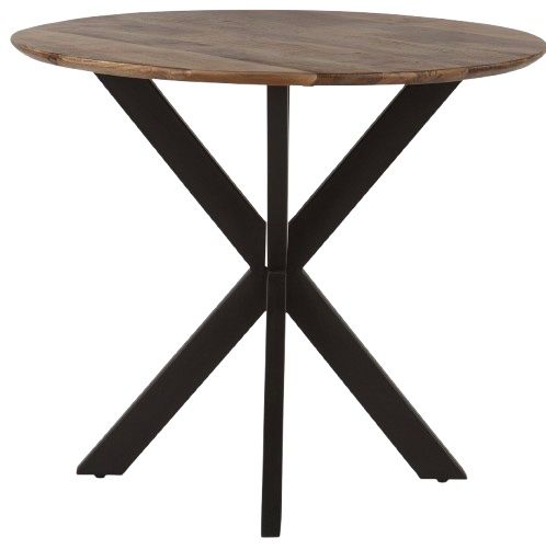 Home Trends & Design Rapallo Natural Gathering Table-0