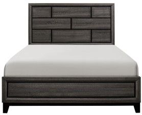 Mazin Furniture Davi Gray Queen Bed-0