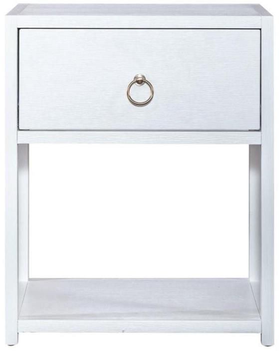 Liberty Furniture East End Wirebrushed White End Table-2