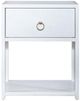 Liberty Furniture East End Wirebrushed White End Table-2