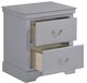 Mazin Furniture Seabright Gray Nightstand-1