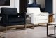 Diamond Sofa® Lake Gold/Mist White Accent Chair-2