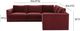 TOV Furniture Willow 5-Piece Red Modular Sectional-2