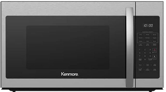 Kenmore® 1.7 Cu. Ft. Black and Stainless Steel Over the Range Microwave-0