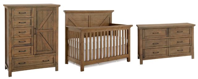 Westwood Design Westfield 3-Piece Harvest Brown Nursery Bedroom Set-0