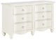 Mazin Furniture Meghan White Youth Dresser-1
