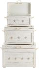 Crestview Collection Seaside 3-Piece White Trunk Set-2