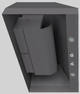Vent A Hood® Premier Magic Lung® 41" Gunsmoke Wall Mounted Insert Liner-2