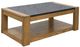 Signature Design by Ashley® Quentina Black Top Lift Top Cocktail Table with Light Brown Base -1