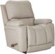 La-Z-Boy® Greyson Ice Leather Manual Rocking Recliner-0