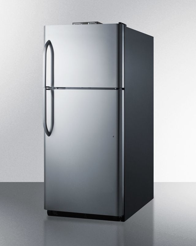 Summit® 20.4 Cu. Ft. Stainless Steel Top Freezer Refrigerator-1