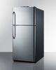 Summit® 20.4 Cu. Ft. Stainless Steel Top Freezer Refrigerator-1