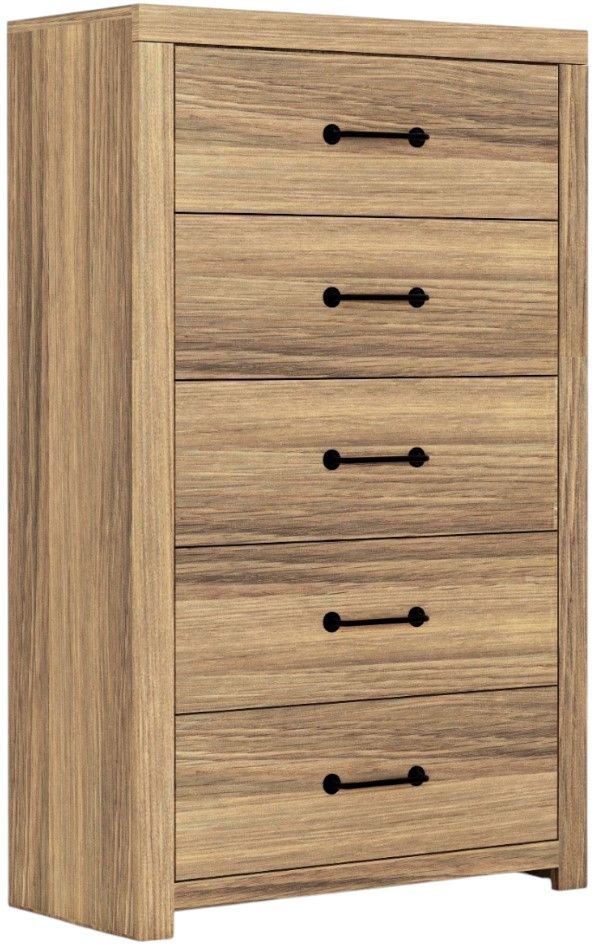 Perdue Woodworks 67,000 Essential Brown 32" 5-Drawer Chest-0
