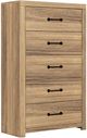 Perdue Woodworks 67,000 Essential Brown 32" 5-Drawer Chest-0