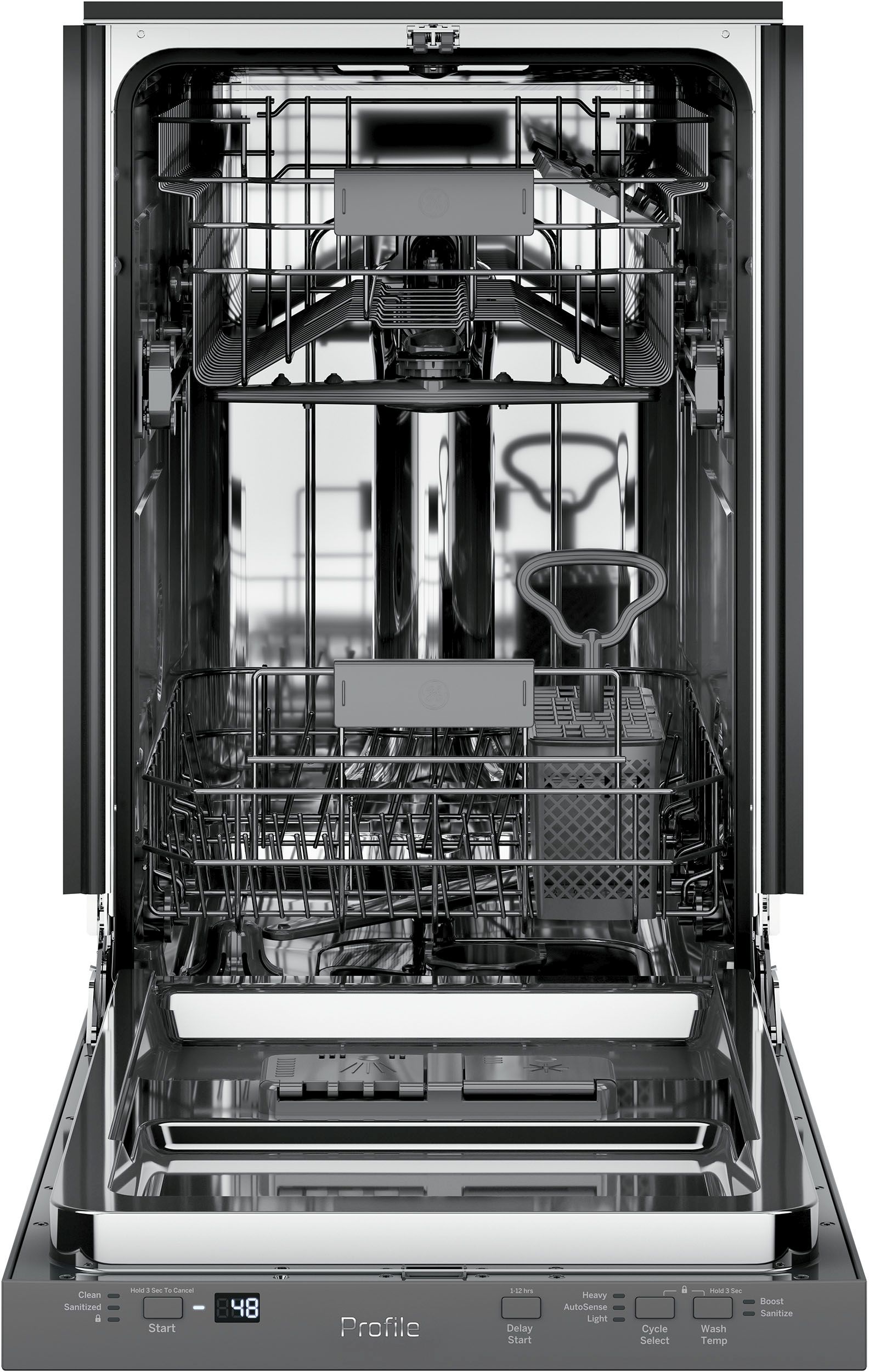 GE Profile 18" ADA Compliant Dishwasher with Sanitize Cycle - Thumbnail 5