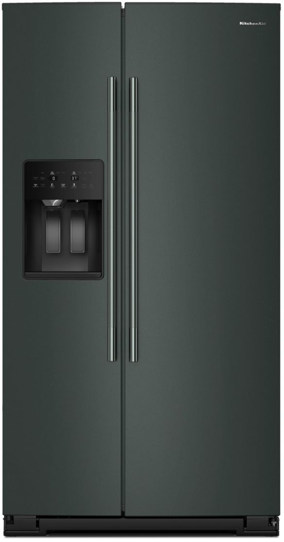KitchenAid® 36" 20.8 Cu. Ft. Juniper Counter Depth Side-by-Side Refrigerator with Exterior Ice and Water Dispenser-0