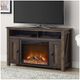 Ameriwood Home Farmington Rustic 50'' Electric Fireplace Media Console-1