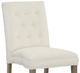 Fairfield® Customizable Entree Dining Straight Short Back Tufted Armless Stack Chair with Mica Legs-1