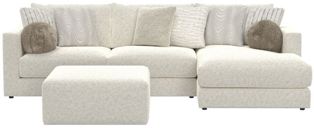 Jackson Furniture Ritzy 4-Piece Bone Right-Arm Facing Sectional and Chaise-3