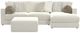 Jackson Furniture Ritzy 4-Piece Bone Right-Arm Facing Sectional and Chaise-3