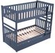 Homelegance® Nora Blue Full/Full Bunk Bed-5