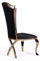 VIG Furniture Modrest Bonnie 2-Piece Black/Rosegold Dining Chair Set-3