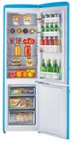 Unique® Appliances Classic Retro 22 in. 9 Cu. Ft. Robin Egg Blue Bottom Freezer Refrigerator-1