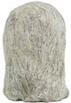 A & B Home Gray Cement Lady Bust Statue with Long Hair-4