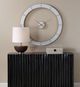 Uttermost® Ivory Halo Ivory/Gold Minimalist Wall Clock-2