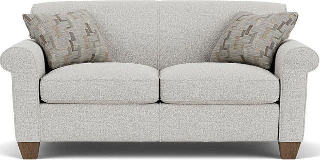 Flexsteel® Dana Silver Glacier Loveseat-1