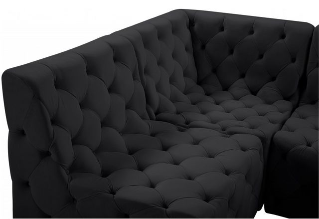 Meridian Furniture Tuft 5-Piece Black Modular Sectional Set-3