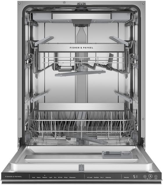 Fisher & Paykel Series 7 24" Stainless Steel Top Control Built In Dishwasher-1