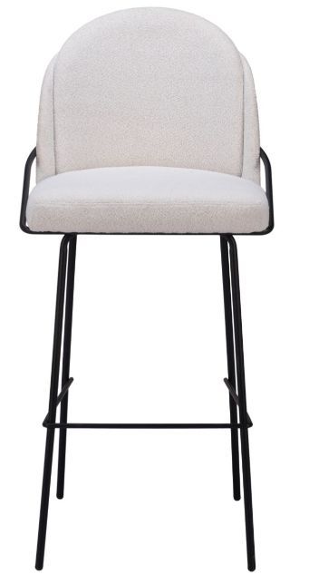 Zuo® Modern Jambi Ivory/Black Barstool-1