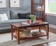 Linon Titian Antique Tobacco Coffee Table-1