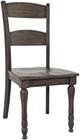 Jofran Inc. Madison County Barnwood Ladderback Dining Side Chair-0